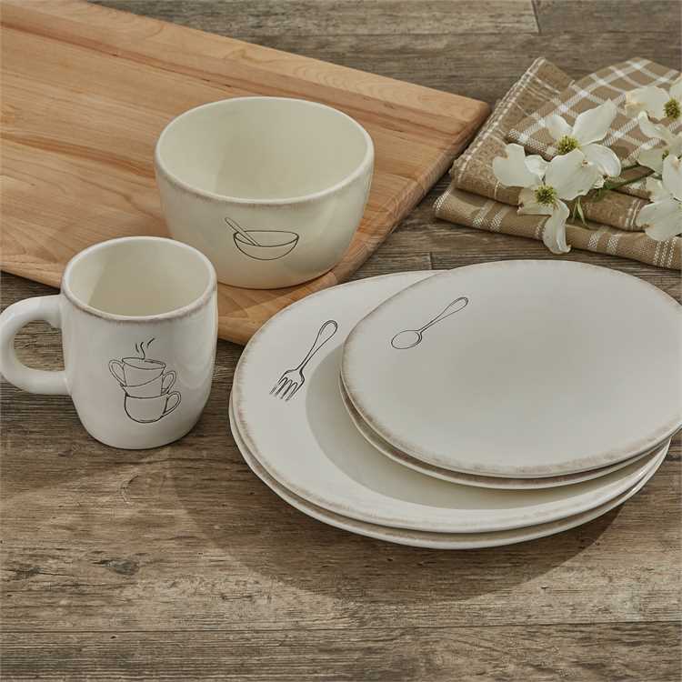 Primitive country dinnerware sets best sale