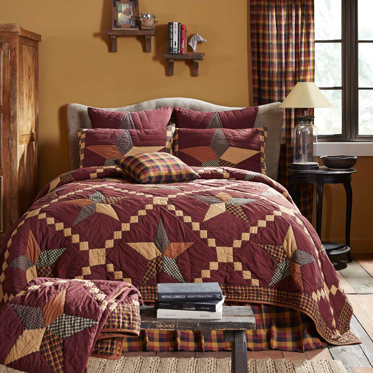 Folkways Star Quilted Bedding Collection