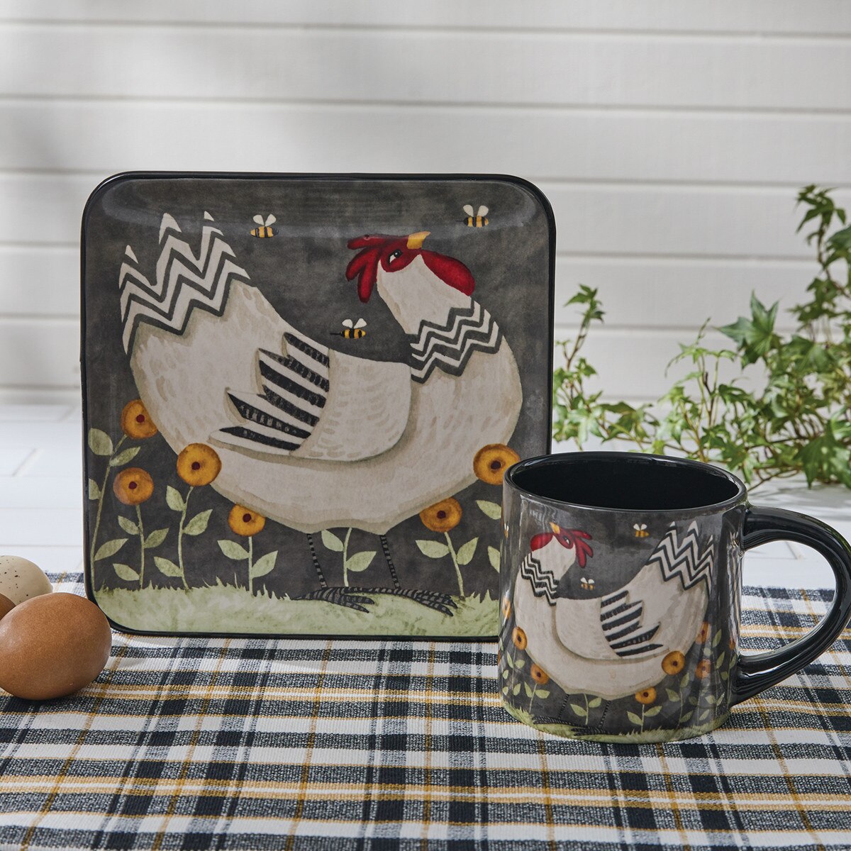 My Little White Hen Dinnerware Collection