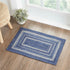 Great Falls Blue Jute Braided Rug