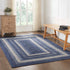 Great Falls Blue Jute Braided Rug