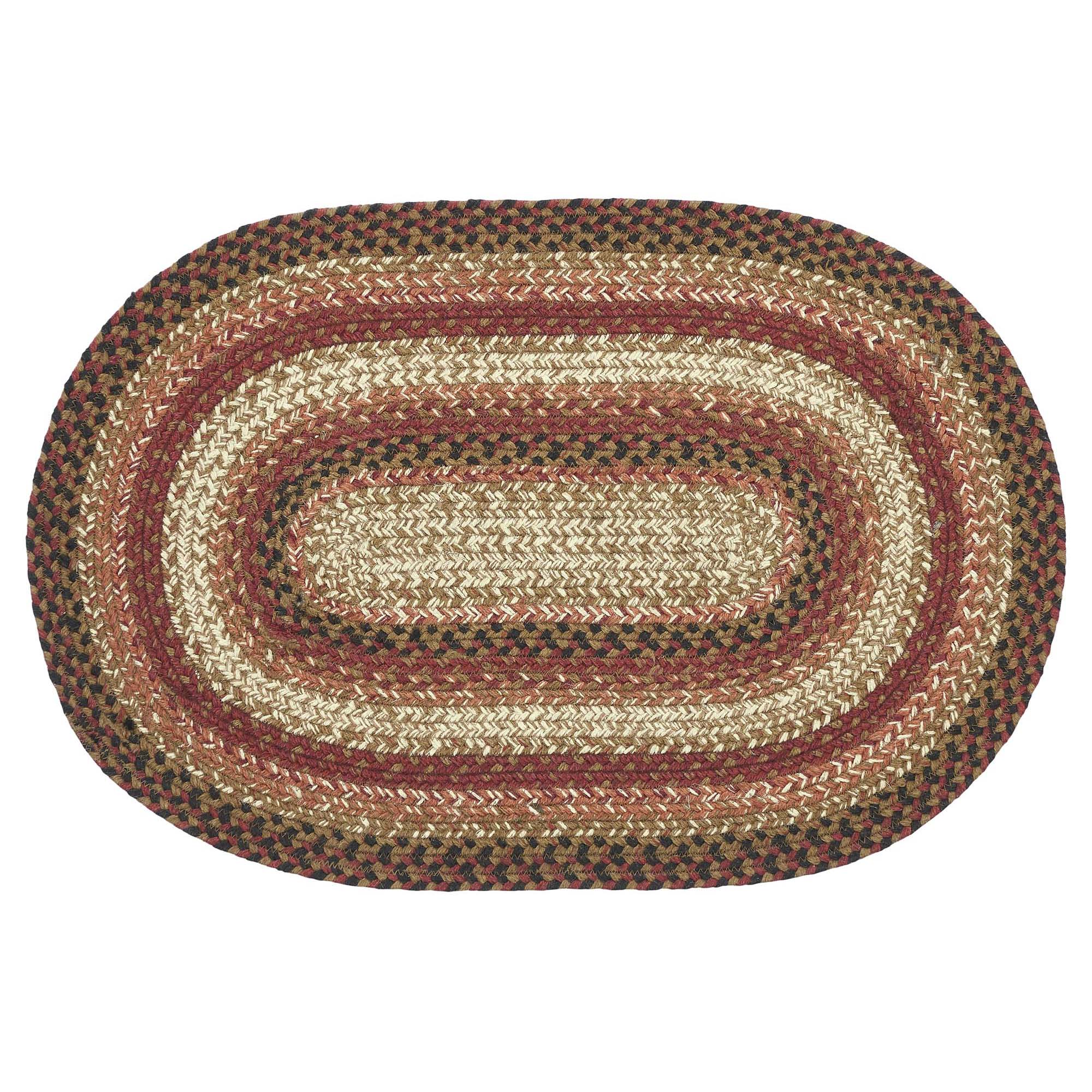 Ginger Spice Jute Braided Rug