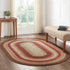 Ginger Spice Jute Braided Rug