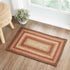 Ginger Spice Jute Braided Rug