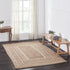 Natural & Creme Jute Braided Rug