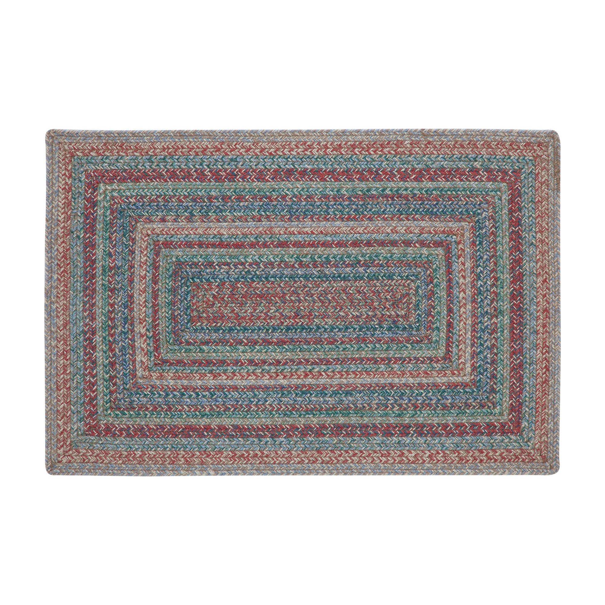 Multi Jute Braided Rug