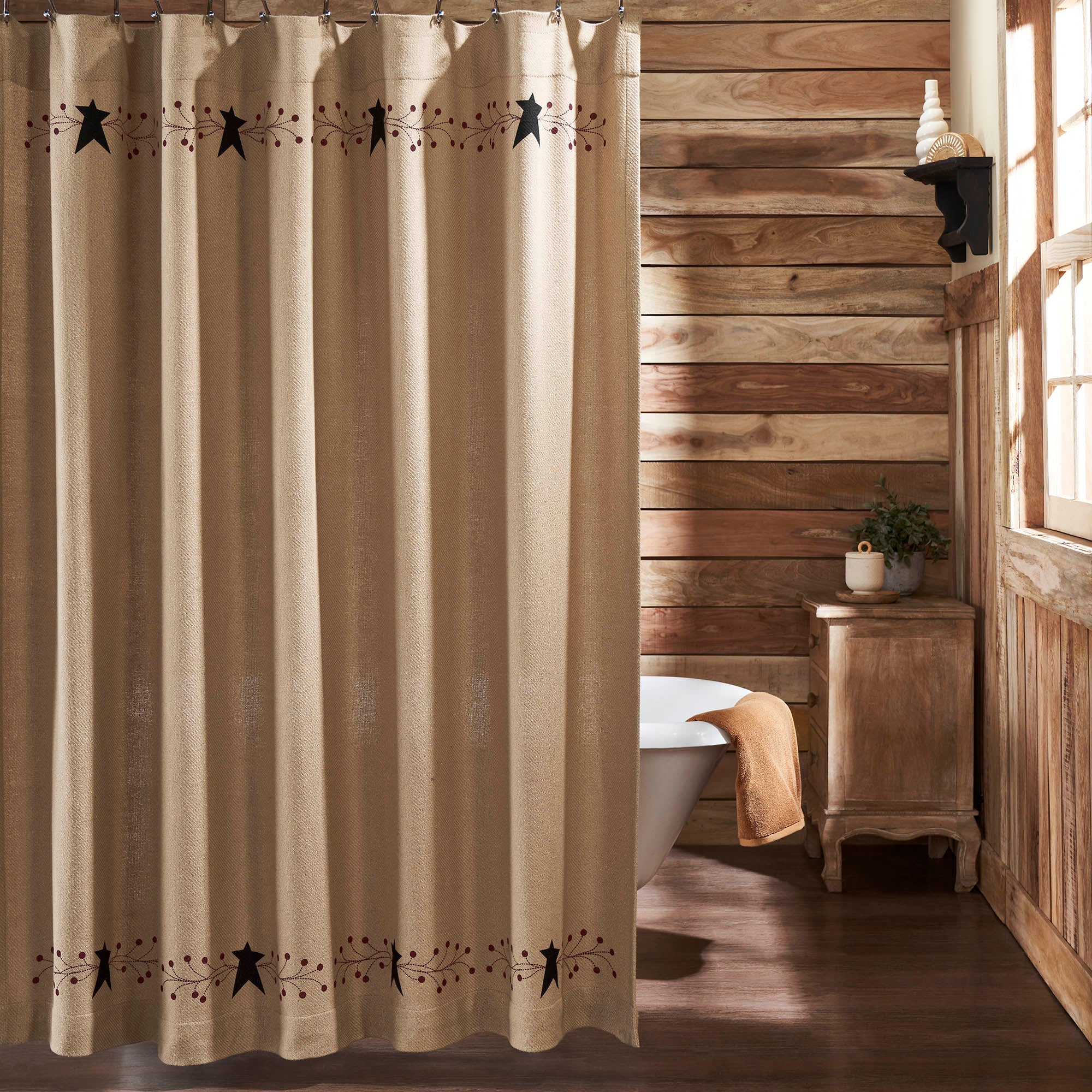 PIP VineStar Shower Curtain by VHC Brands