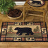 Adirondack Bear Hooked Rug 24x36