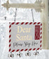 LED "Dear Santa" Arrow Replacement Sign by K&K Interiors