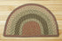 Olive/Burgundy/Gray SC-024 Slice Jute Braided Rug