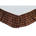 Heritage Farms Primitive Check Bed Skirt (Choose Size)