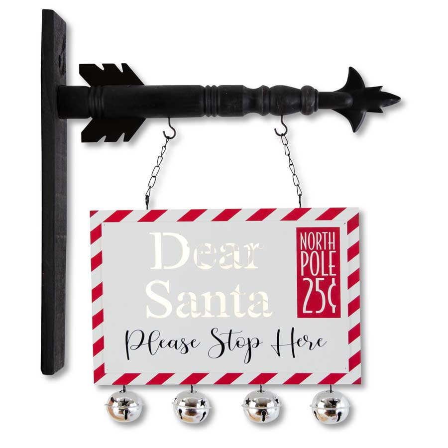 DEAR SANTA LED Arrow Replacement Sign