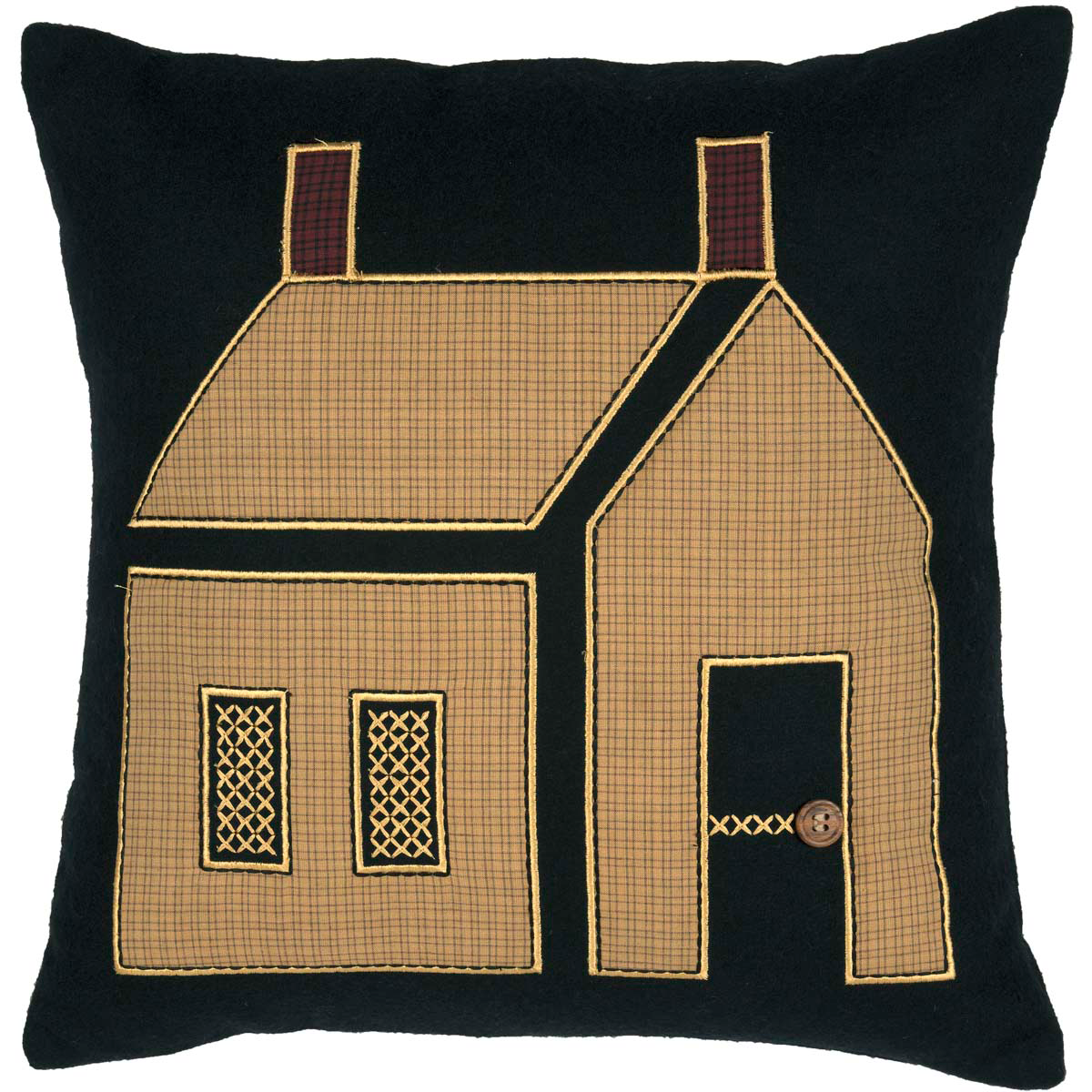 Heritage Farms Primitive House Pillow 18 inch