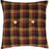 Heritage Farms Primitive Check Fabric Pillow 16 inch