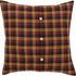 Heritage Farms Primitive Check Fabric Euro Sham 26x26