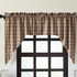 Sawyer Mill Charcoal Plaid Swag Curtains