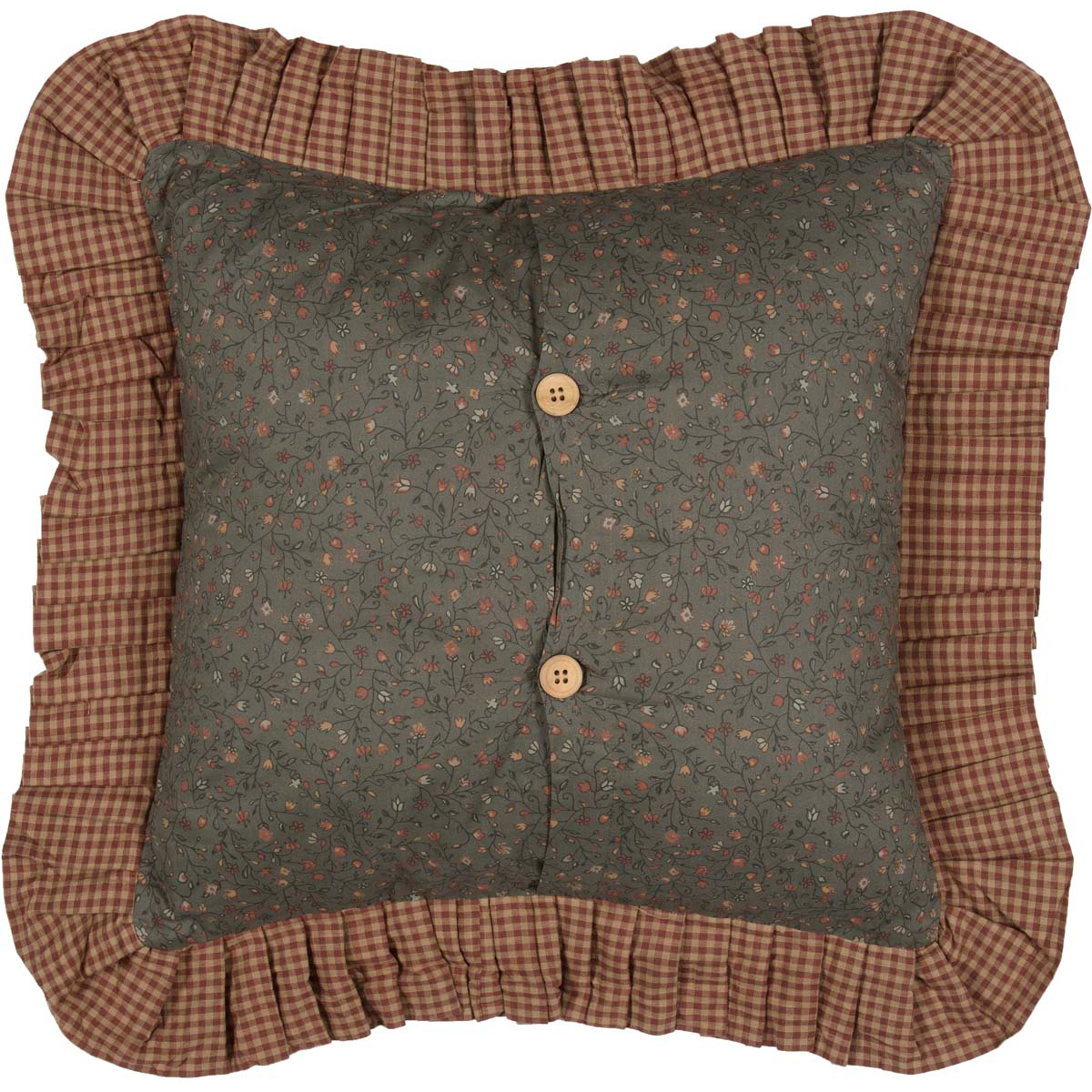 Crosswoods Patchwork Pillow 18 inch