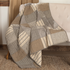 Sawyer Mill Charcoal Block Quilted Throw