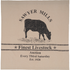 Sawyer Mill Charcoal Cow Shower Curtain