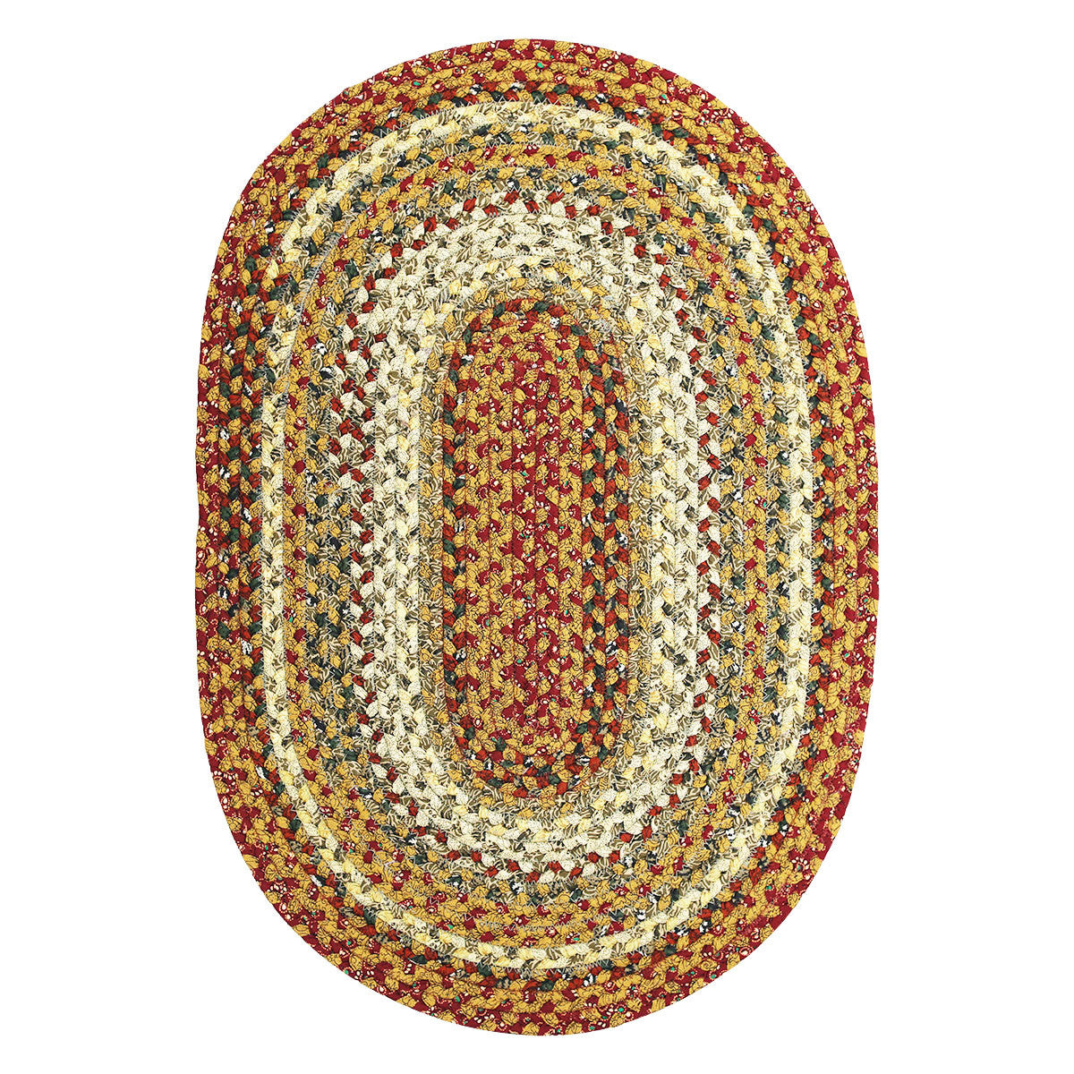 Pumpkin Pie Cotton Braided Rug