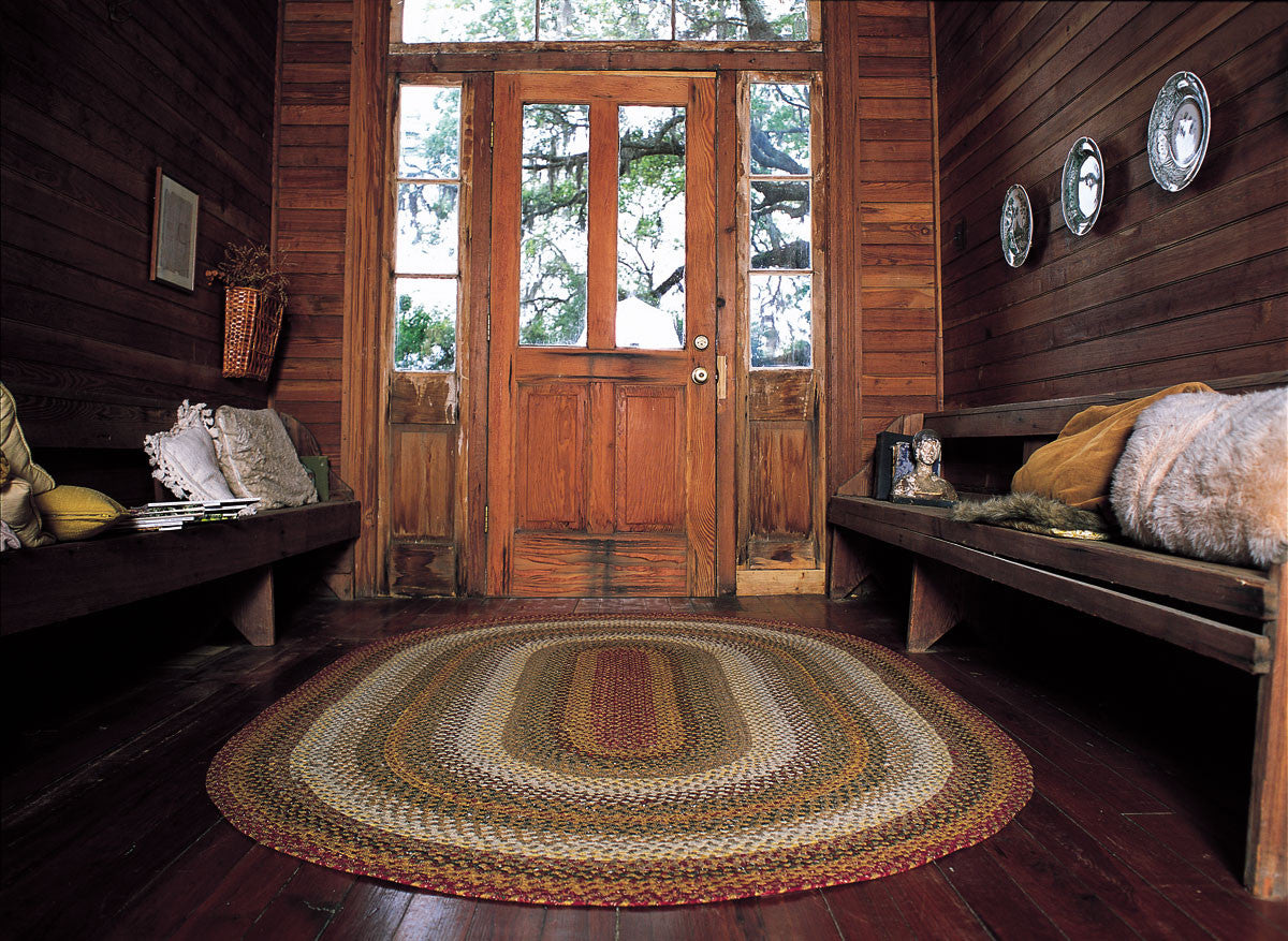 Pumpkin Pie Cotton Braided Rug