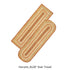 Harvest 8"x28" Jute Braided Stair Tread or Runner